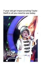 7 year old girl impersonating Taylor swift is all you need to see today