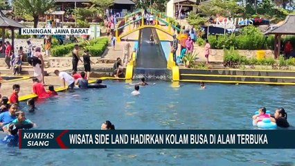 Wisata Side Land Jadi Destinasi Libur Panjang di Kuningan, Begini Suasananya..