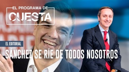 Carlos Cuesta estalla: "Sánchez se ríe de todos nosotros"