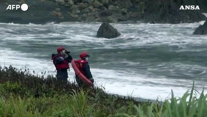 Taiwan, il passaggio sulla costa del tifone Mawar