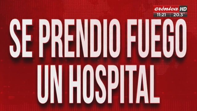 Se prendió fuego un hospital: jubilado falleció entre las llamas
