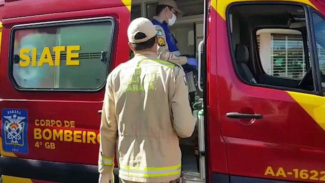 Colisão entre carro e moto deixa jovem ferido no Cascavel Velho