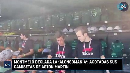 Montmeló declara la 'Alonsomanía': agotadas sus camisetas de Aston Martin