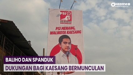 Baliho dan Spanduk Dukungan bagi Kaesang di Pilwalkot Depok Bermunculan