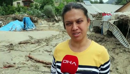 Des cadres révélant l'étendue du désastre à Denizli ! Il n'arrive pas à croire l'ancien état de la zone touchée par l'inondation.