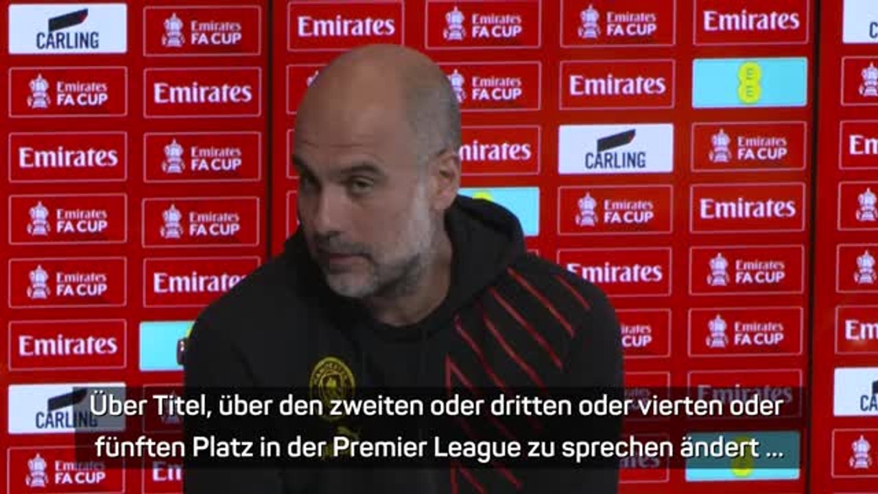 Guardiola: 'Konzentrieren uns auf ein Spiel'