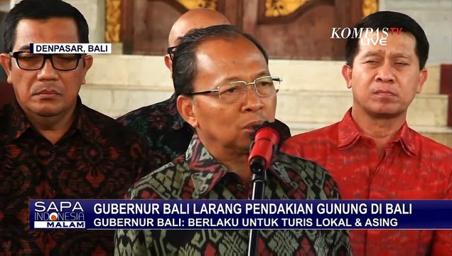 Gubernur Bali I Wayan Koster Larang Pendakian Gunung di Bali, Berlaku untuk Turis Lokal dan Asing