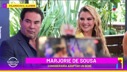 Marjorie de Sousa dispuesta a que su hijo conviva con Julián Gil ¿y de romance con Checo Pérez?