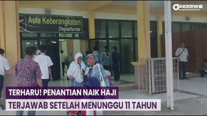 Terharu! Penantian Naik Haji Terjawab Setelah Menunggu 11 Tahun