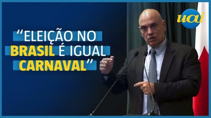 "Eleição no Brasil é igual Carnaval"; Alexandre de Moraes