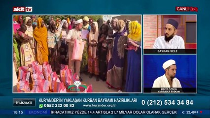 KUR'ANDER'in Kurban bayramı faaliyetleri ve hizmetleri