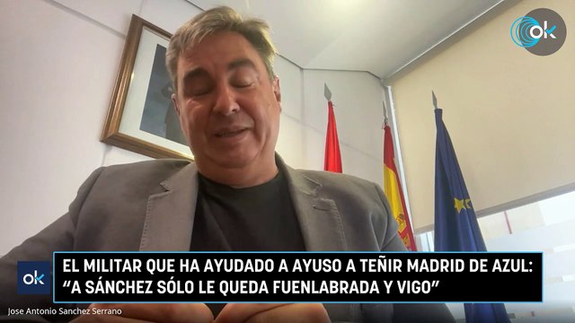El militar que ha ayudado a Ayuso a teñir Madrid de azul: A Sánchez sólo le queda Fuenlabrada y Vigo