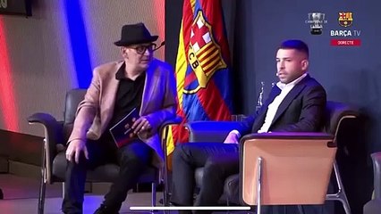 Jordi Alba, a Koundé: "Venga va, que te perdono"