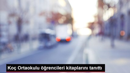 Koç Ortaokulu öğrencileri kitaplarını tanıttı