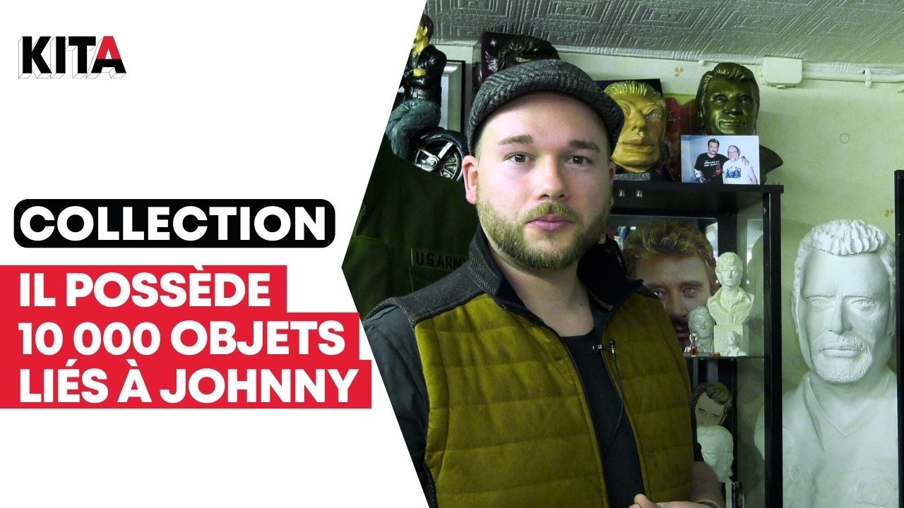 Alexis possède 10 000 objets liés à Johnny Hallyday