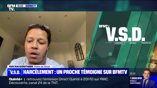 Harcèlement scolaire: Ça me rend fou quand je vois qu'il y a encore des filles de l'âge de ma sœur mettent fin à leurs jours , affirme Rayan Gonthier
