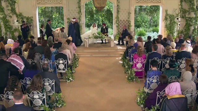 Jordan crown prince weds Saudi architect in lavish ceremony