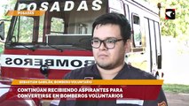 Continúan recibiendo a aspirantes para bomberos voluntarios