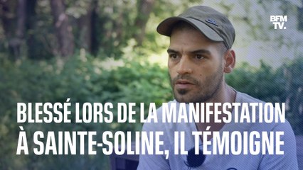 "J'ai failli mourir"  Blessé lors de la manifestation de Sainte-Soline, Mickaël témoigne
