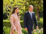 La principessa Kate sembra squisita in abito Elie Saab al matrimonio del principe ereditario Hussein