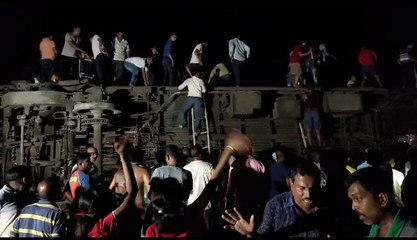 ওড়িশার বালেশ্বরে  লাইনচ্যুত করমণ্ডল এক্সপ্রেস, আহত ও নিহত শতাধিক  | Oneindia Bengali