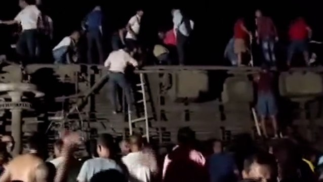 Rescue operations underway as hundreds injured and least 50 dead in India train crash