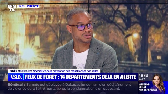 Feux de forêt: l'été dernier, 60.000 personnes ont été évacuées , rappelle Gaël Musquet, spécialiste de la prévention des catastrophes naturelles