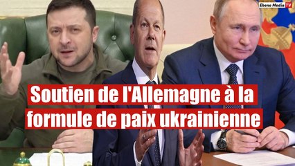 Soutien de l'Allemagne à la formule de paix ukrainienne