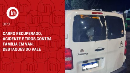 Carro recuperado, acidente e tiros contra família em van: destaques do Vale do Ivaí