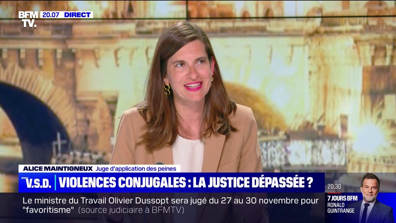 Violences conjugales: "Aller en prison, c'est l'exception", affirme la juge Alice Maintigneux