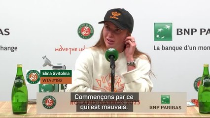 Roland-Garros - Svitolina : "Le poignet de Gaël n'est pas en très bon état"