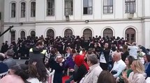İstismarı savunan Cağaloğlu Anadolu Lisesi müdürüne protesto