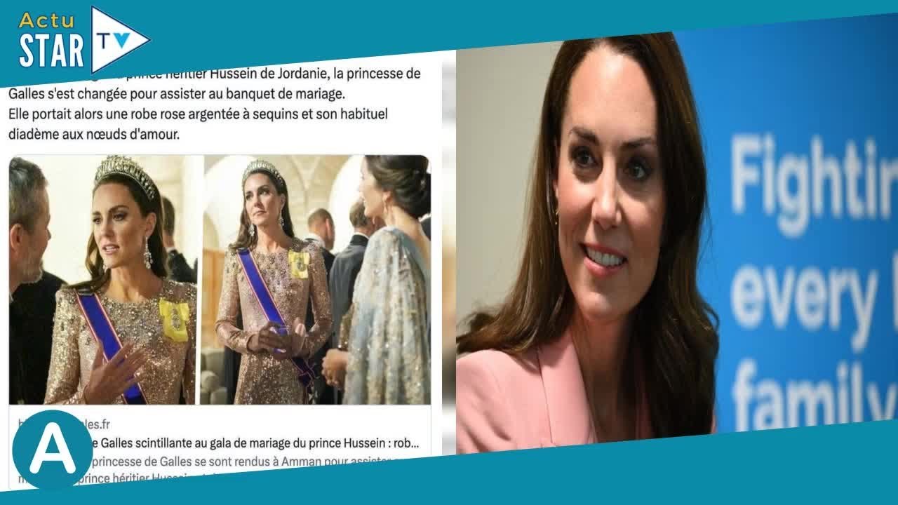 Kate Middleton : diadème aux nœuds d'amour et robe à sequins de sa créatrice fétiche, elle sort le g