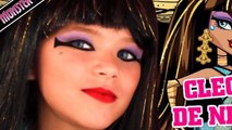 Cleo De Nile Monster High Doll Costume Makeup Tutorial for Halloween