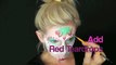 Sugar Skull (Día de los Muertos) Makeup Face Painting Tutorial