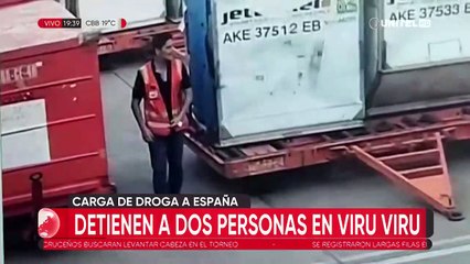 Droga incautada en España: Aprehenden a dos personas en Viru Viru