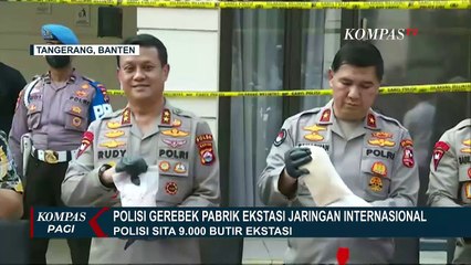 下载视频: Gerebek Pabrik Ekstasi Jaringan Internasional di Tangerang, Polisi Tangkap 2 Pelaku!