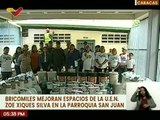 Bricomiles realizan trabajos de recuperación en la U.E.N. Zoe Xiques Silva en San Juan
