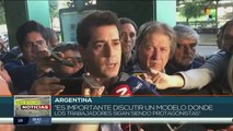 Argentina: Ministro del Interior se reunió con representantes gremiales