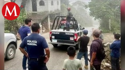 Mueren elementos de la policía tras deslave de cerro en SLP