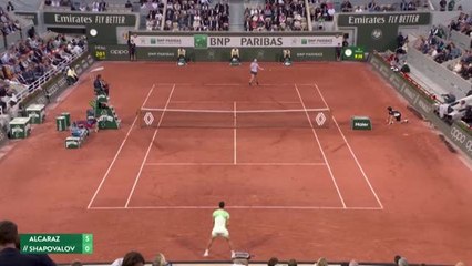 Alcaraz at his brilliant best in win over Shapovalov