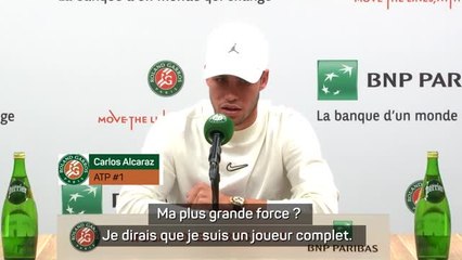 Roland-Garros - Alcaraz : "Ce sera fun contre Musetti"