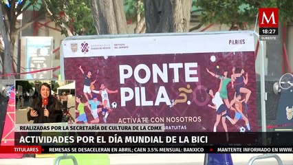 Se celebra 'Festival de la Bicicleta' en la CdMx organizado por la Secretaría de Movilidad