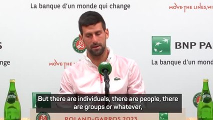 Djokovic annoyed by 'disrespectful' Paris crowd