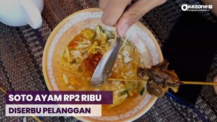 Jual Soto Ayam Rp2 Ribu, Warung Lesehan di Ponorogo Diserbu Pelanggan