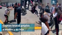 Golpean a alumna y a su madre con bebé en brazos afuera de secundaria en Valle de Chalco