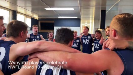 Wynyard players celebrate round 10 NWFL win | June 2023 | The Advocate
