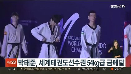박태준, 세계태권도선수권 54kg급 금메달