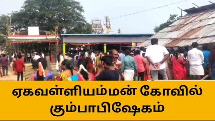 கும்மிடிப்பூண்டி: ஏகவள்ளியம்மன் கோவில் மகா கும்பாபிஷேகம்!