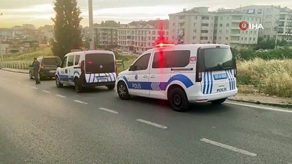 Kocaeli'de aracıyla seyir halindeyken hayatının şokunu yaşadı!